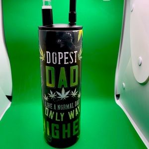 22 oz sublimation Tumbler, double walled insulated. Just add ice and cold water